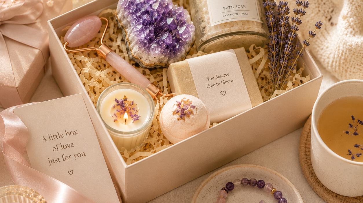 Best Self Care Gifts for Women: Meaningful Crystal Gifts for Calm & Everyday Balance Shine Purity