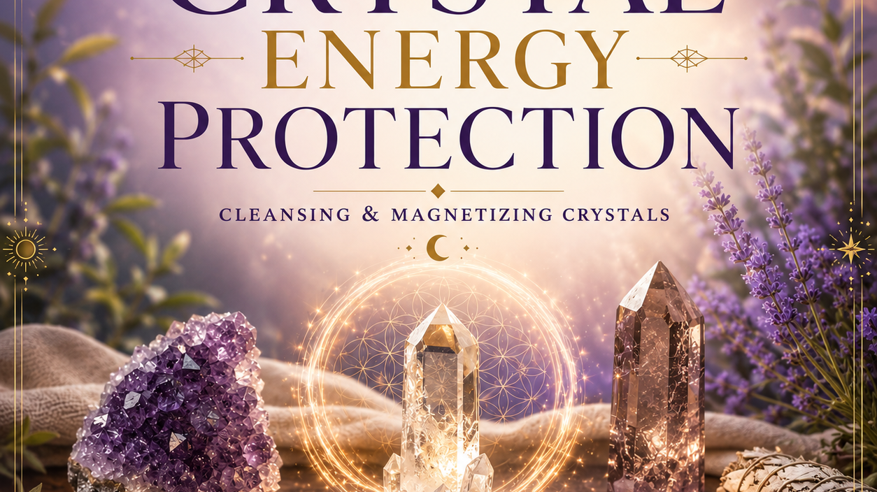 Crystal Energy Protection – Cleansing & Magnetizing Crystals Shine Purity