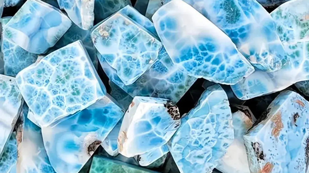 Larimar : Healing, Love & Emotional Balance Stone Shine Purity