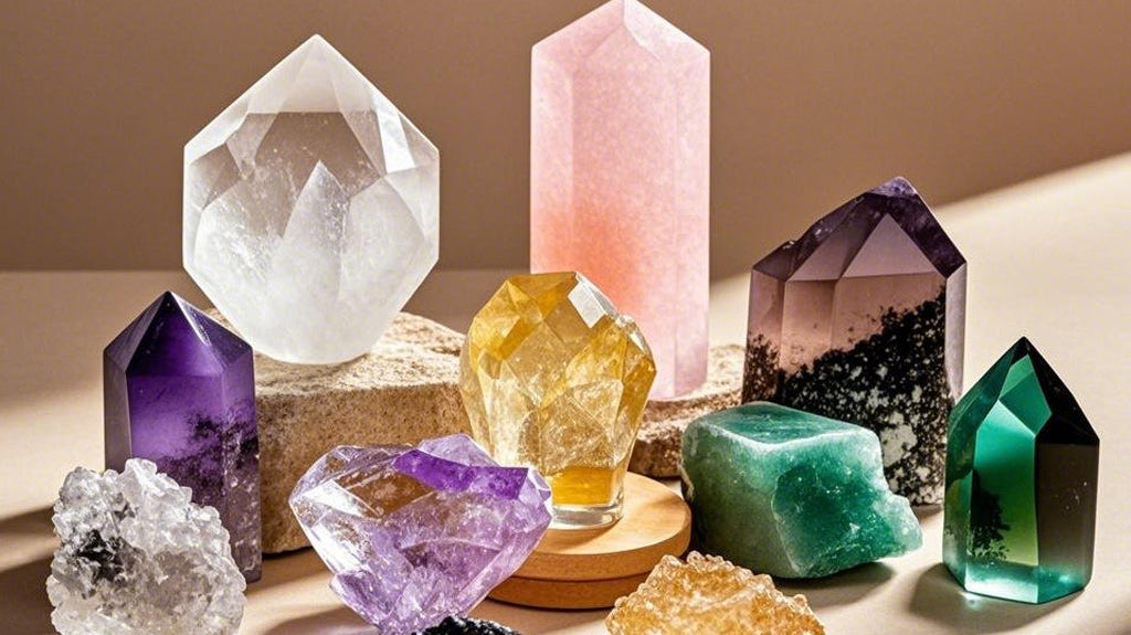 Natural Crystal Raw Stone Set: A Gateway to Spiritual Healing and Prosperity