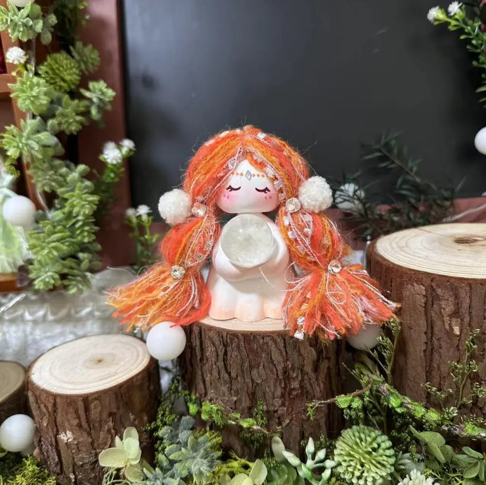 Customize | Wisha Crystal Wish Girl Figurine Shinepurity