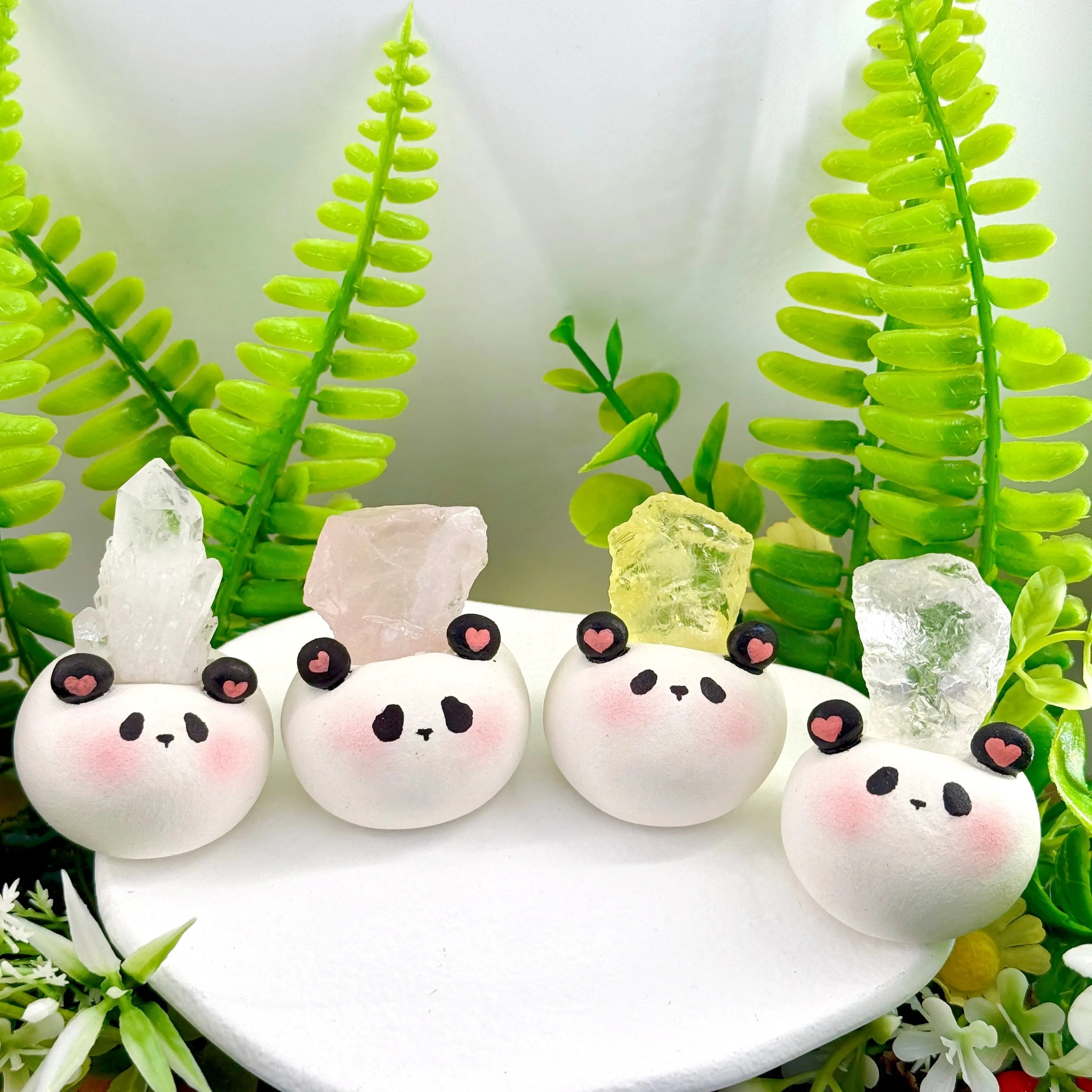 A Soft and Healing Companion Panda Crystal Pet charm Shinepurity