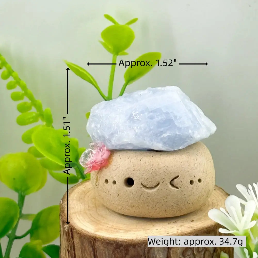 Blue Kyanite Crystal Pet for Cooling the Mind Shinepurity