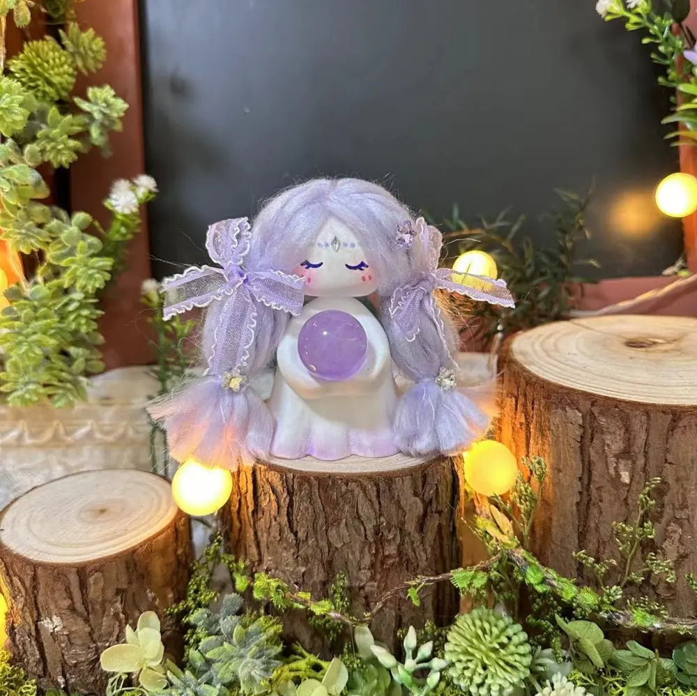 Customize | Wisha Crystal Wish Girl Figurine Shinepurity