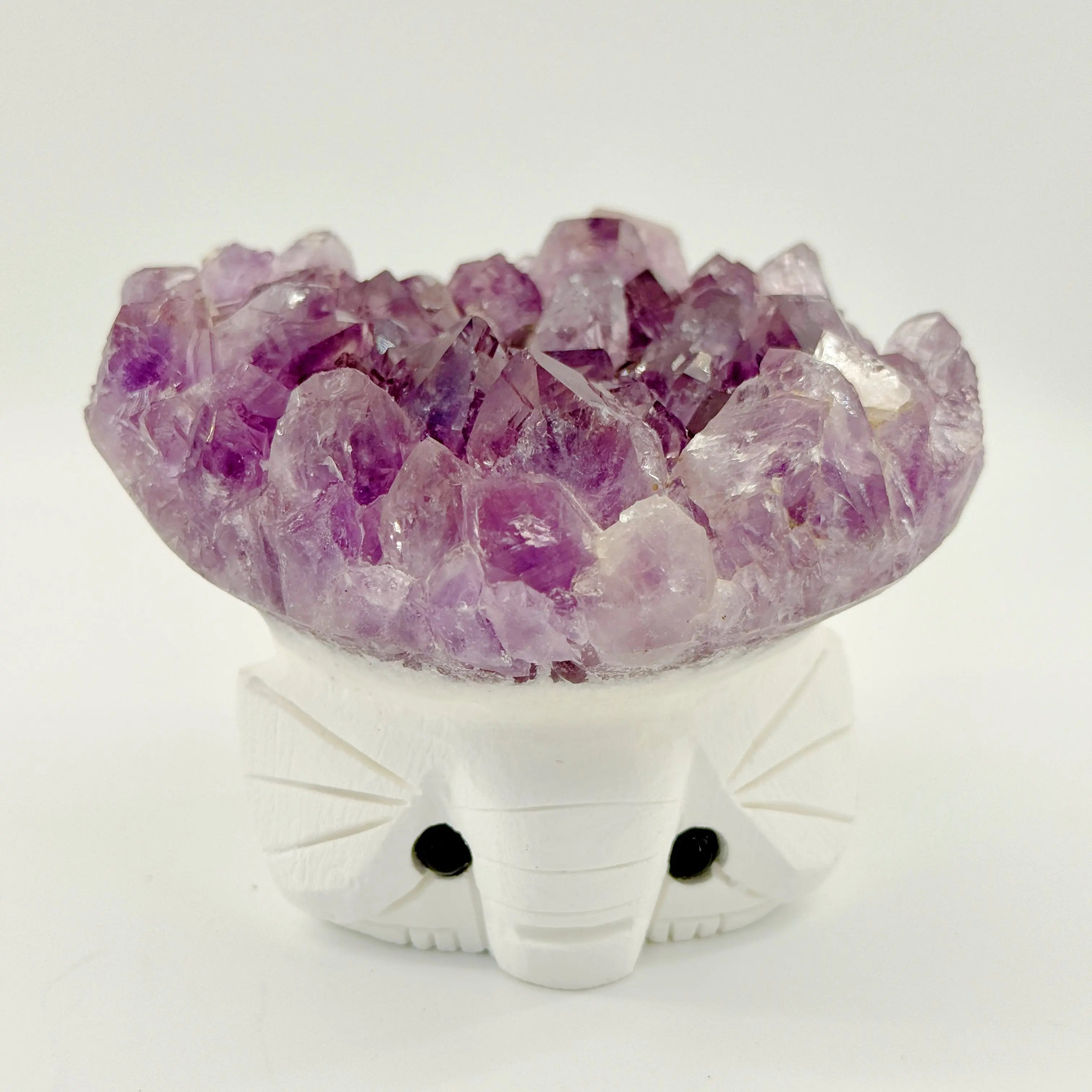 Healing Crystal Pet Elephant Figurine | Gentle Inner Light Shinepurity