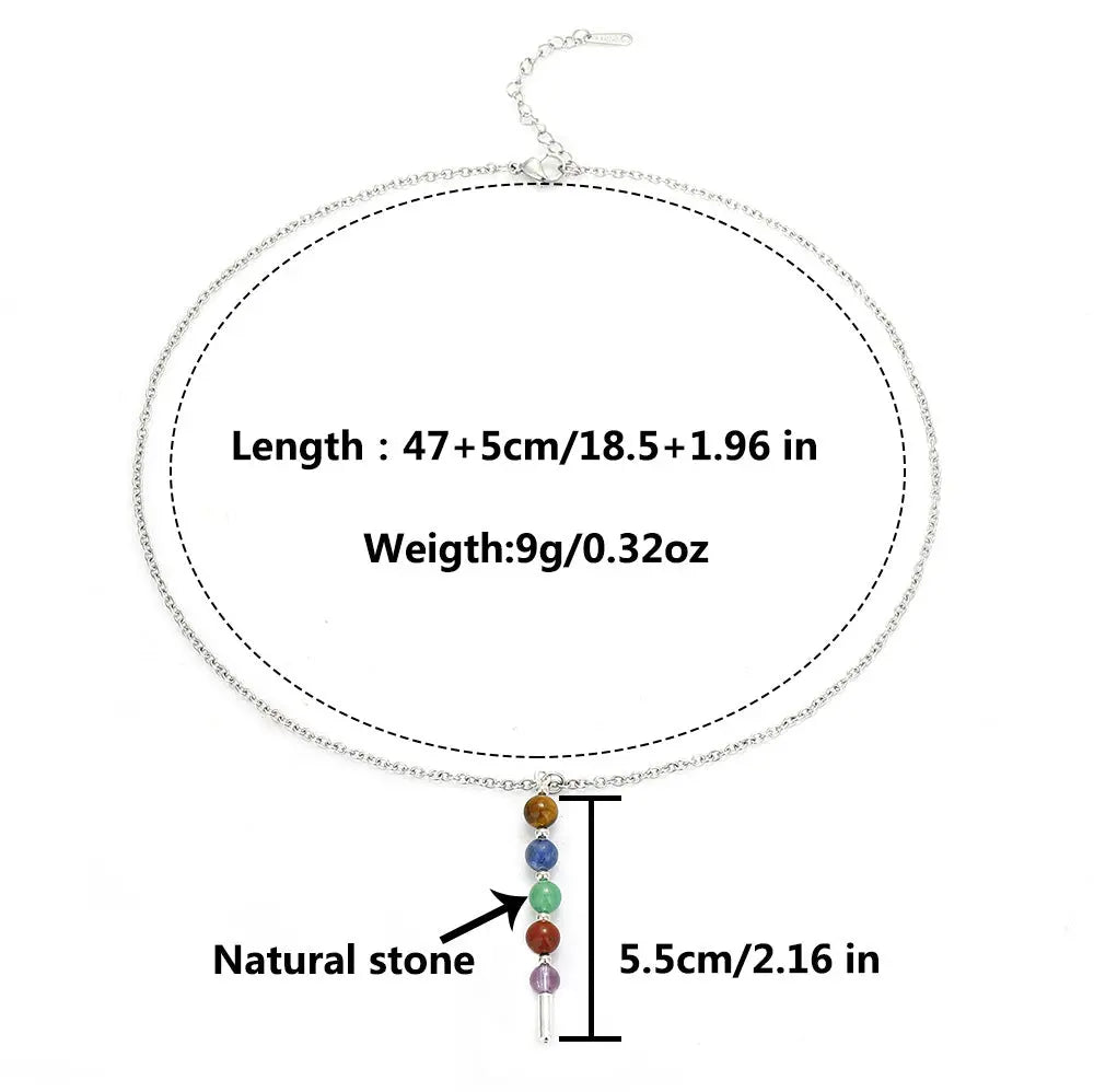 12 Zodiac Signs Exclusive Natural Crystal Energy Beaded Necklace Shinepurity