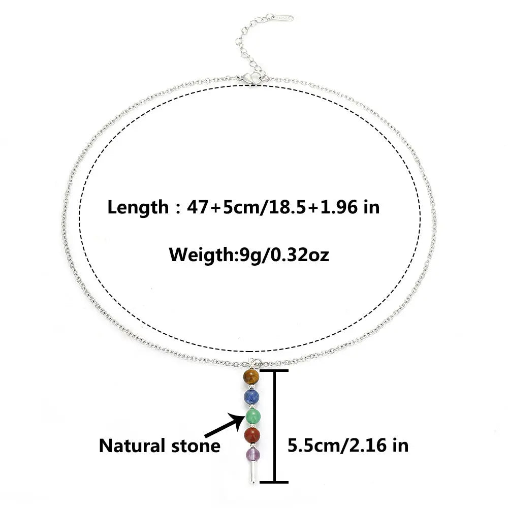 12 Zodiac Signs Exclusive Natural Crystal Energy Beaded Necklace Shinepurity