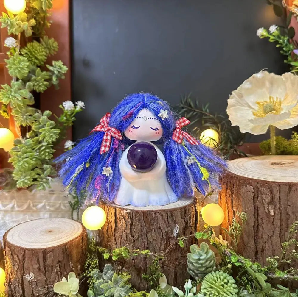 Customize | Wisha Crystal Wish Girl Figurine Shinepurity