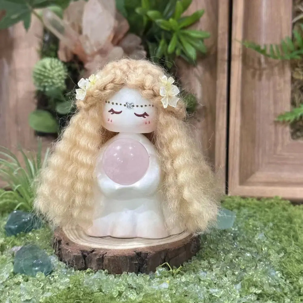 Customize | Wisha Crystal Wish Girl Figurine Shinepurity