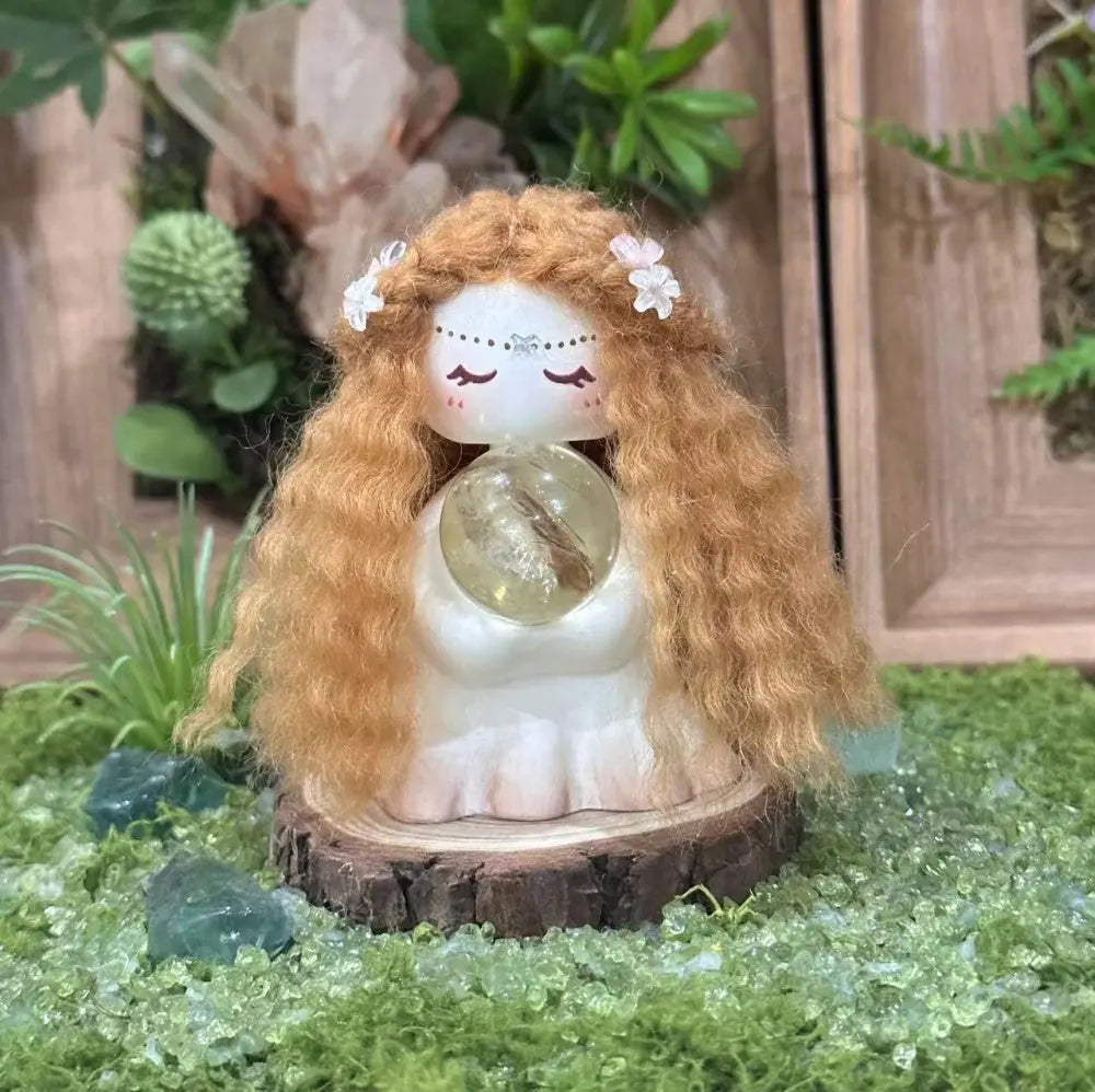 Customize | Wisha Crystal Wish Girl Figurine Shinepurity