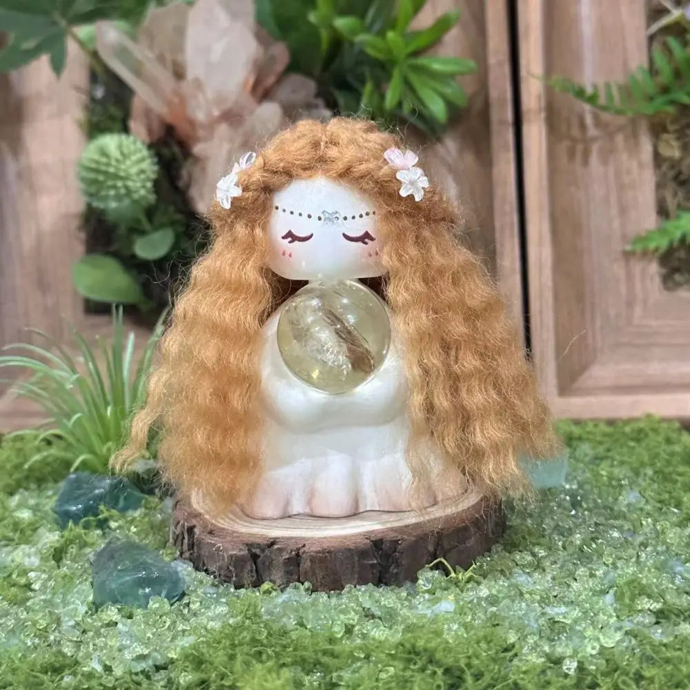 Customize | Wisha Crystal Wish Girl Figurine Shinepurity