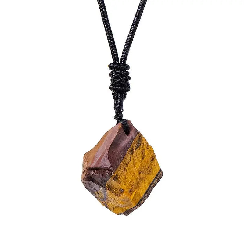 Natural Raw Crystal Pendant Necklace - Shinepurity