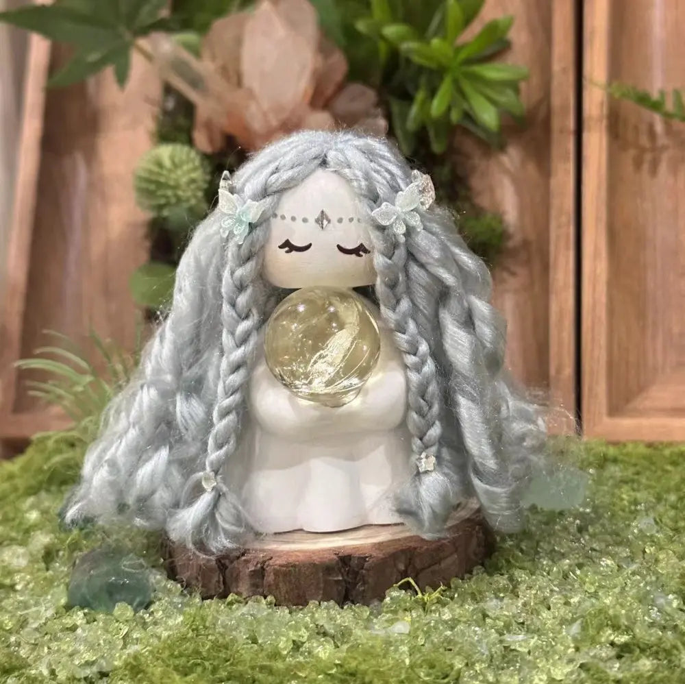 Customize | Wisha Crystal Wish Girl Figurine Shinepurity