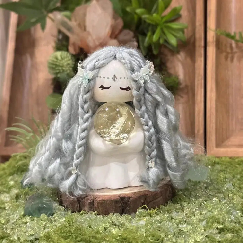 Customize | Wisha Crystal Wish Girl Figurine Shinepurity
