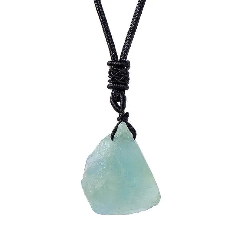 Natural Raw Crystal Pendant Necklace - Shinepurity