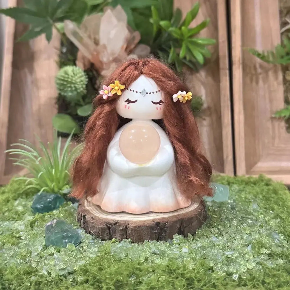 Customize | Wisha Crystal Wish Girl Figurine Shinepurity