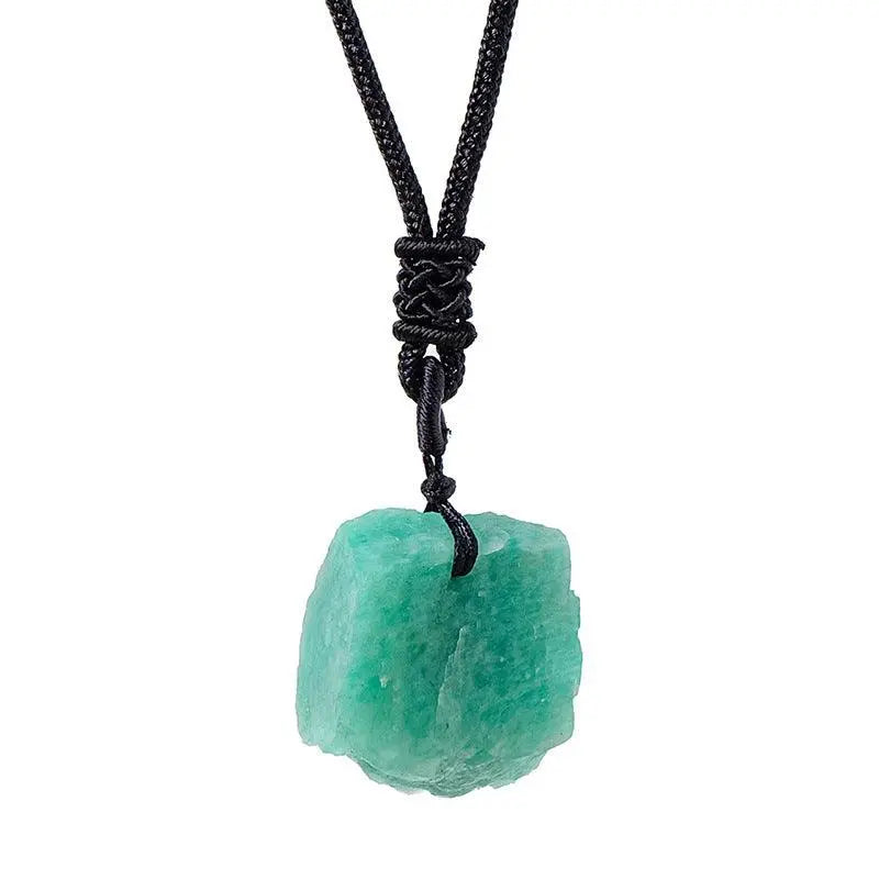 Natural Raw Crystal Pendant Necklace - Shinepurity