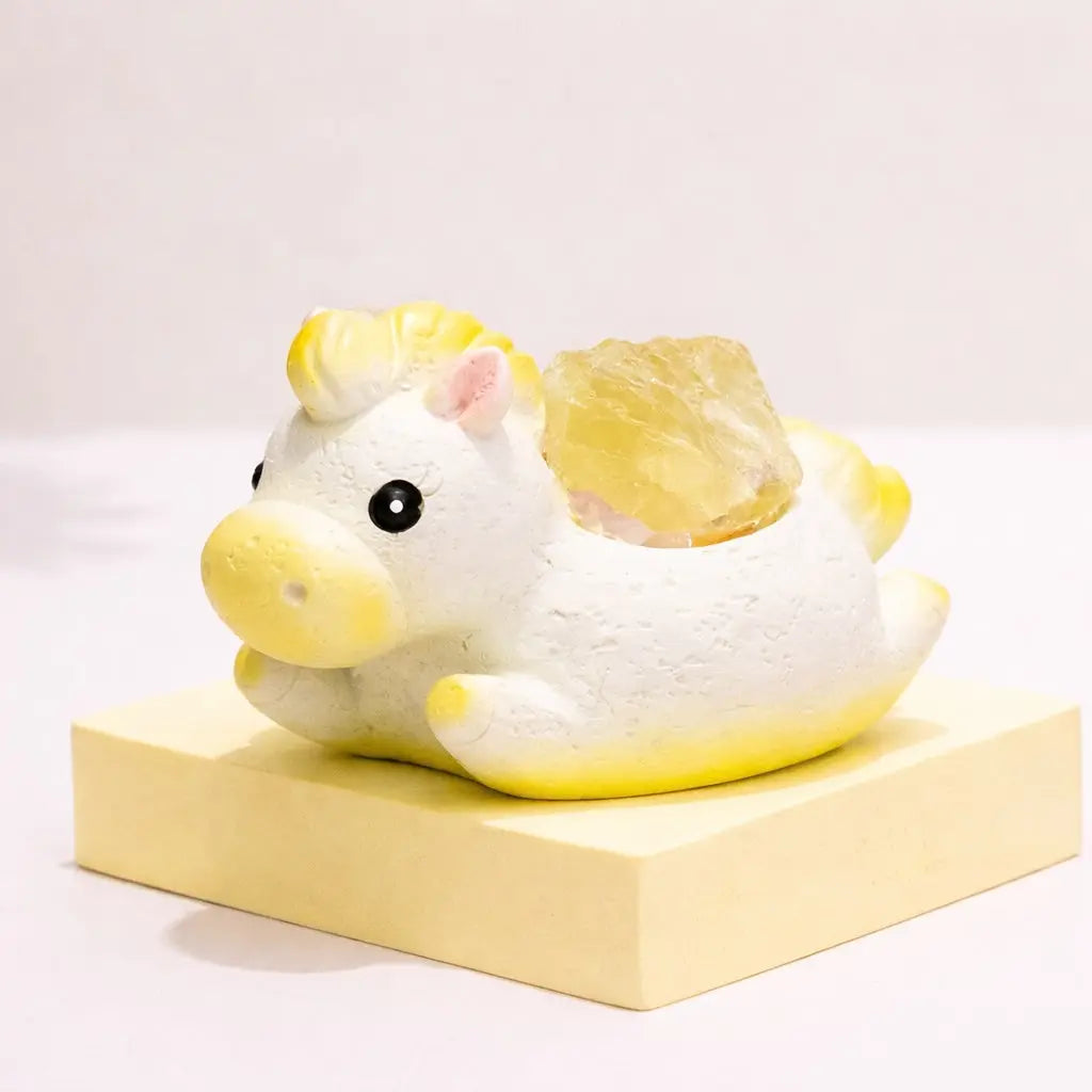 Calm Aura Crystal Pony — Mini Desk Buddy Shinepurity
