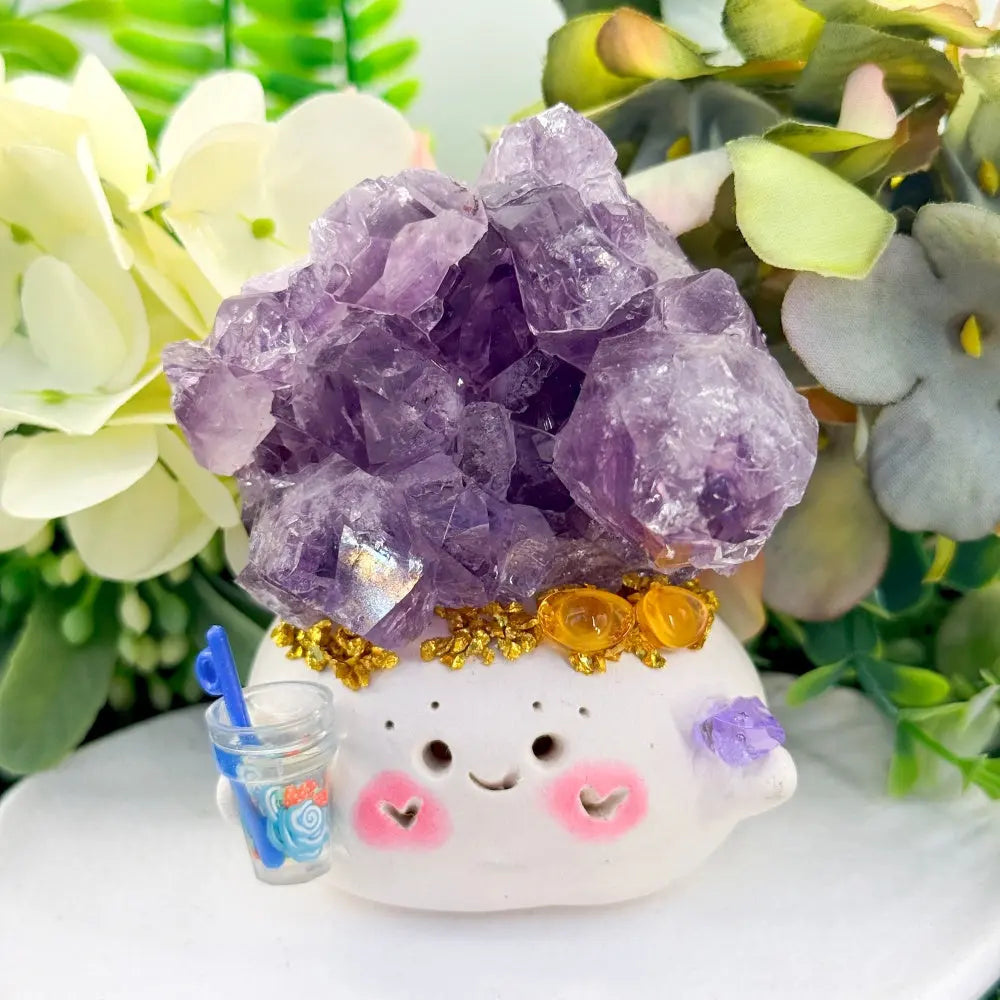 Amethyst Crystal Pet Bring Ease to Everyday Shinepurity