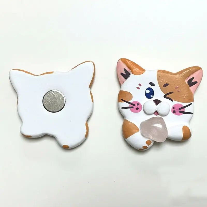 Designer Limited Edition | Cozy Healing Kitty Magnet Shinepurity