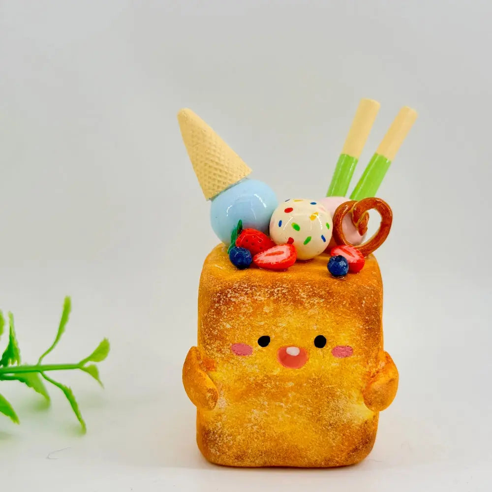 Designer Limited Edition| Dessert Collection Bread Figurine Freshly Baked Warmth Shinepurity