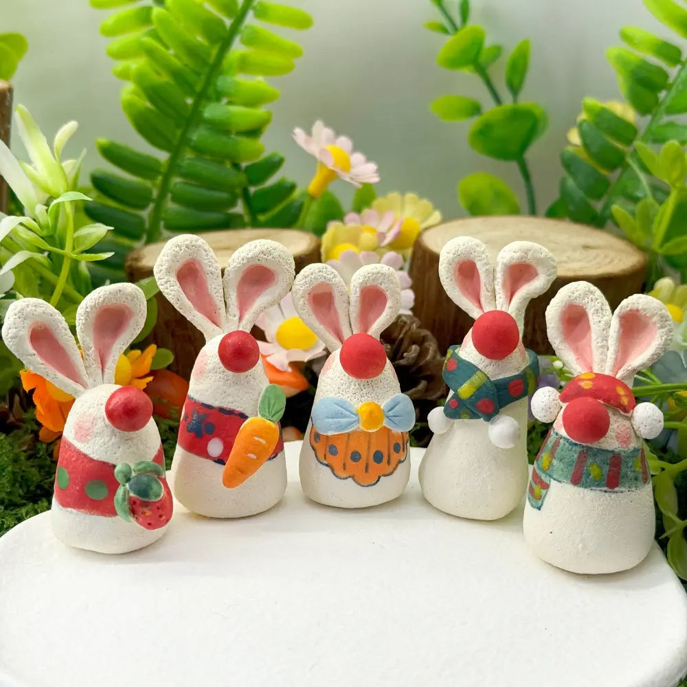 Give Life a Little Softness Handmade Underglaze Ceramic Bunny Shinepurity