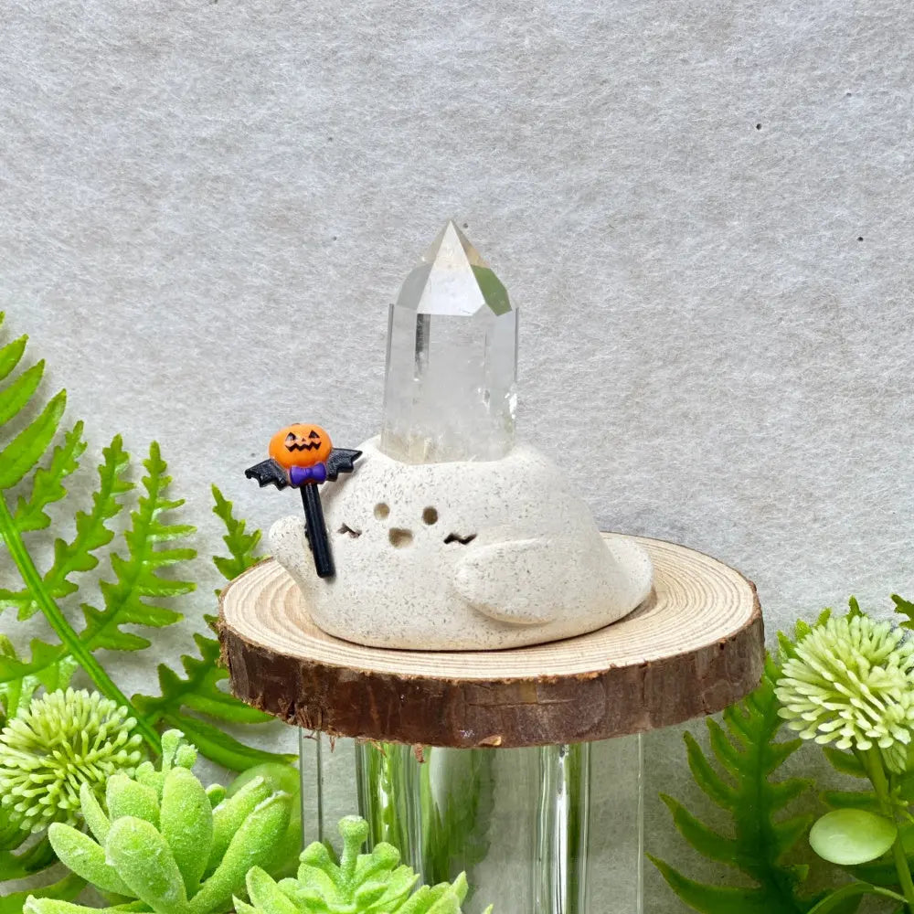Designer Limited Edition| Pure Energy Gift Clear Quartz Ghost Crystal Pet Shinepurity