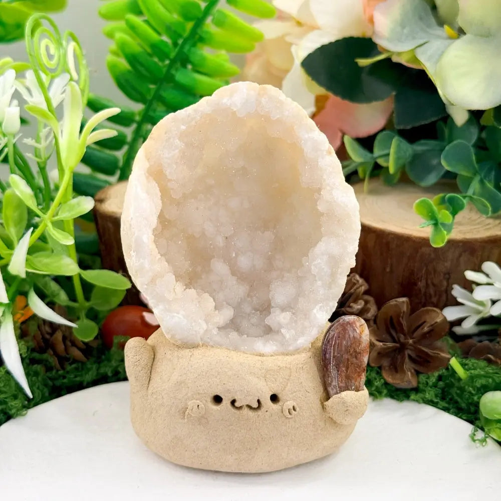 Moroccan Geode Crystal Pet A Quiet Touch for Your Space Shinepurity