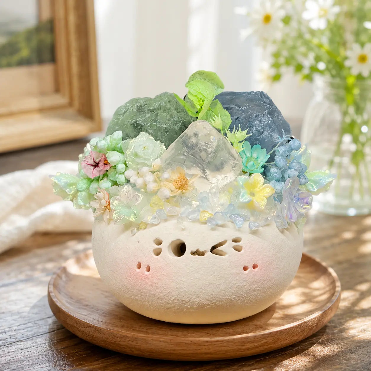 Forest Garden Crystal Pet Handmade Decor Shinepurity
