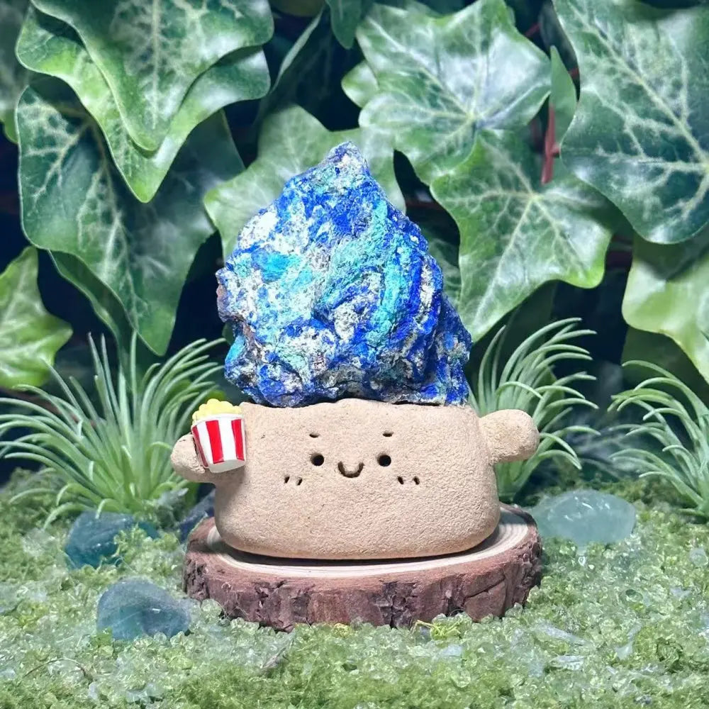 Blue Energy Azurite Crystal Pet Shinepurity