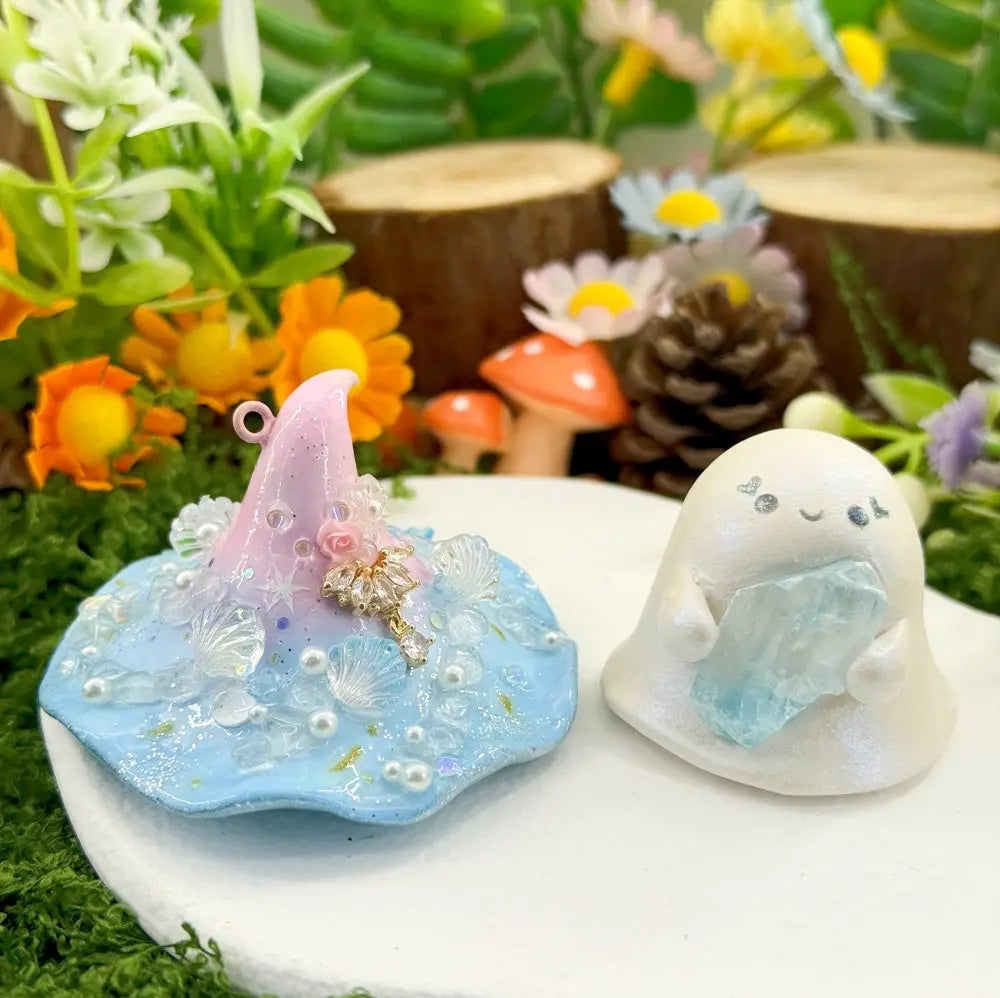 Customize | Sea Magic Witch Hat Crystal Pet (7 Crystals Available) Shinepurity