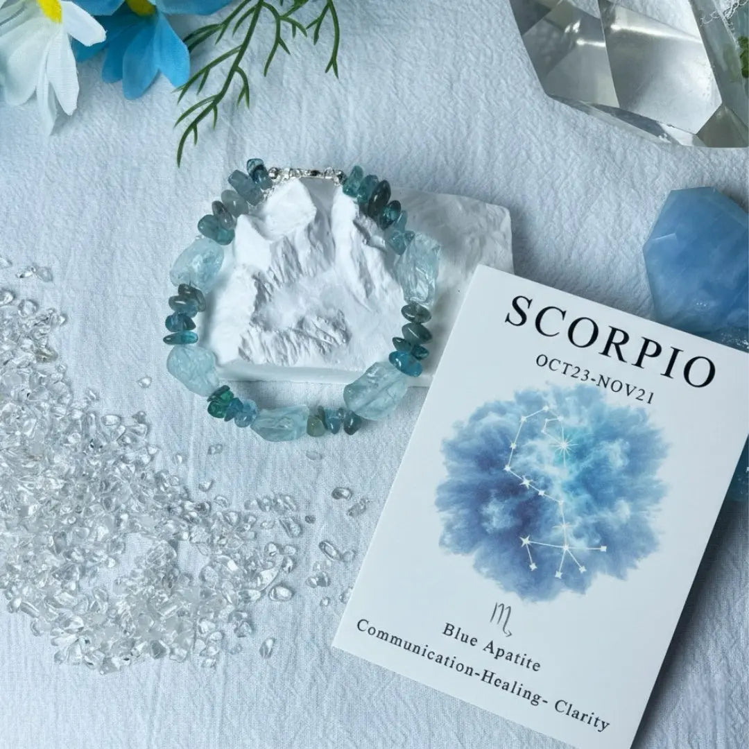 Celestial Chip Zodiac Handmade Natural Crystal Bracelet Shinepurity