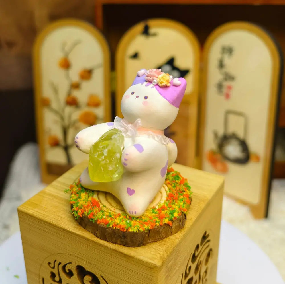 Customize | Citrine Crystal Pet Cat with Sunshine Shinepurity