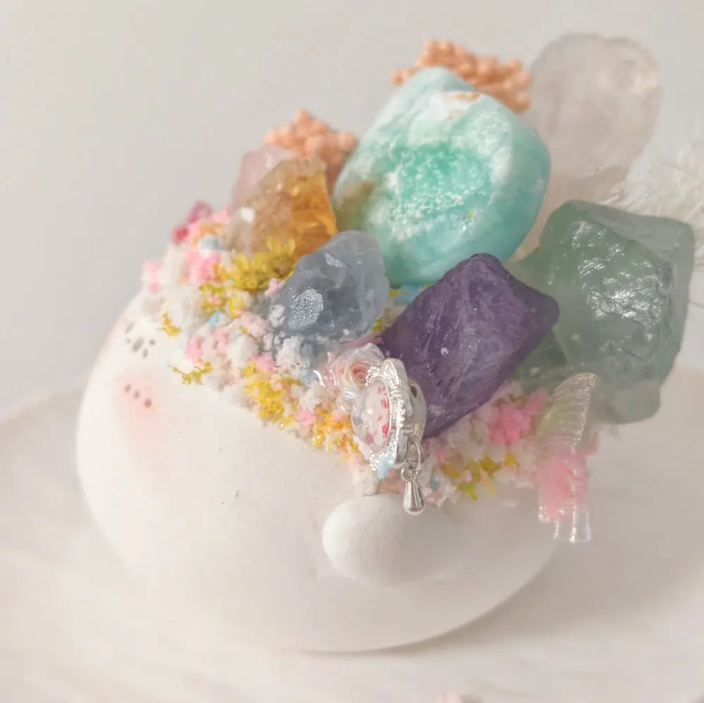 Customize | A Gentle Garden for Your Emotions Hemimorphite Heart Crystal Pet Shinepurity
