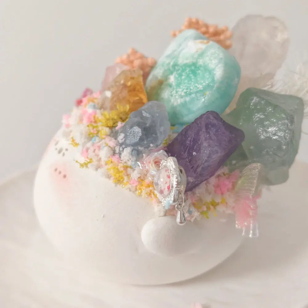 Customize | A Gentle Garden for Your Emotions Hemimorphite Heart Crystal Pet Shinepurity