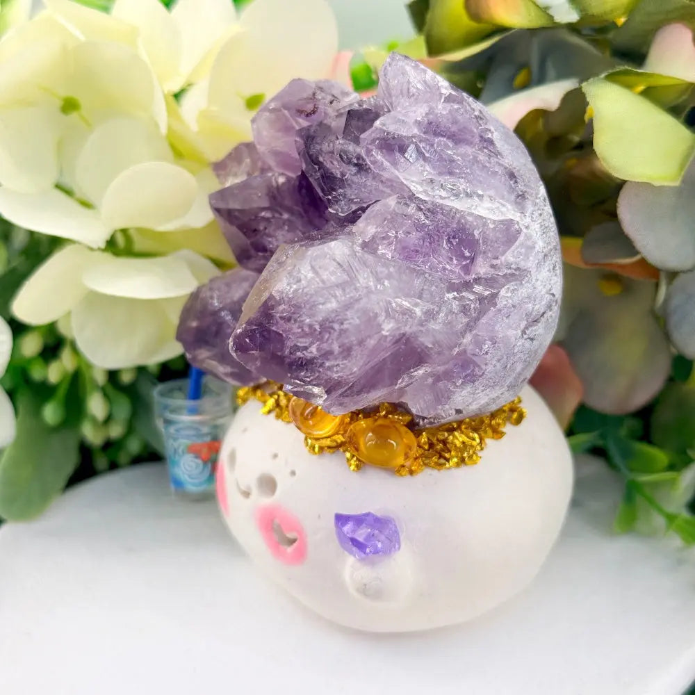 Amethyst Crystal Pet Bring Ease to Everyday Shinepurity