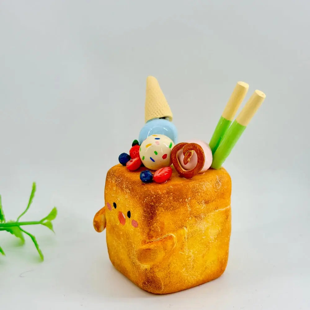 Designer Limited Edition| Dessert Collection Bread Figurine Freshly Baked Warmth Shinepurity