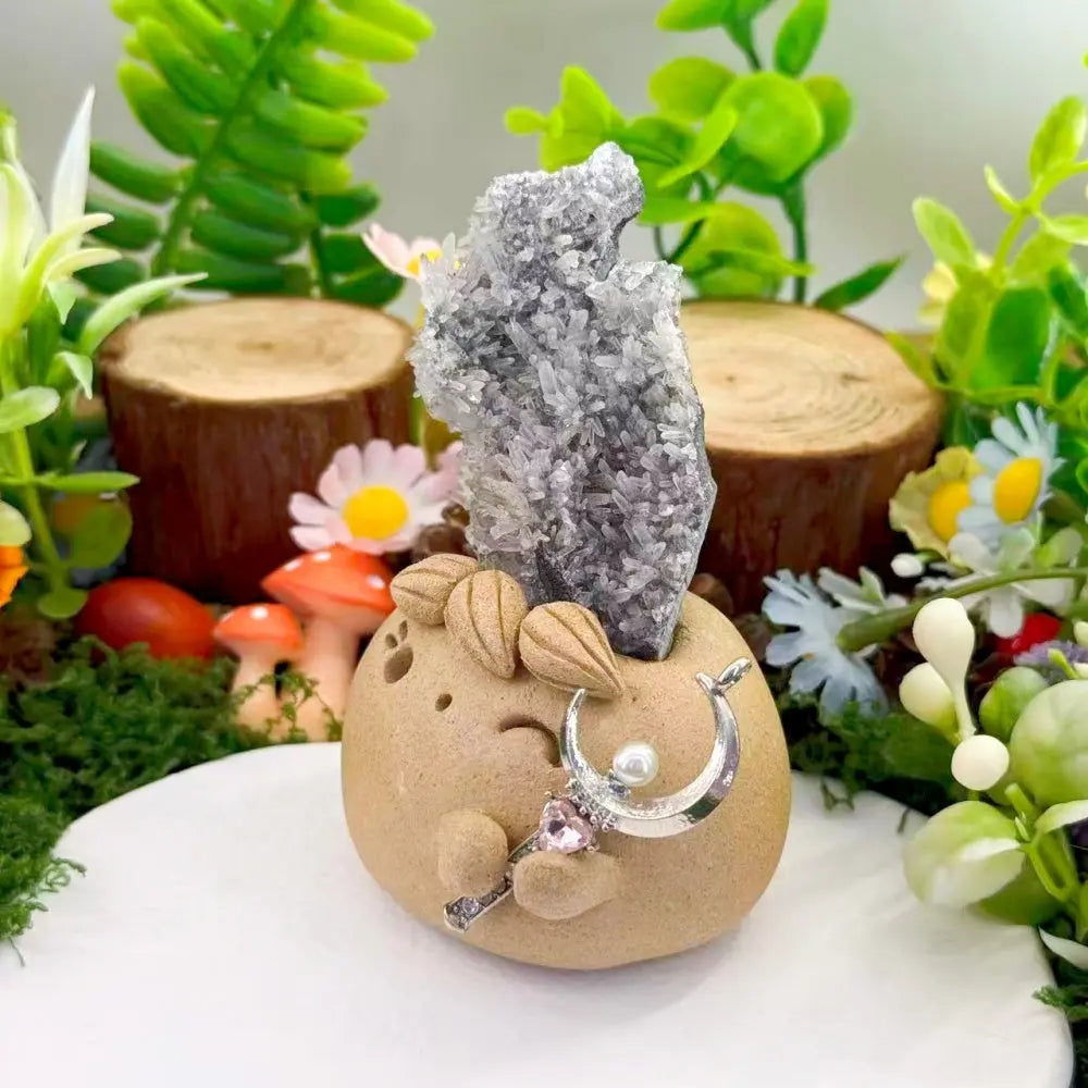 A Quiet Chrysanthemum Crystal Pet Shinepurity