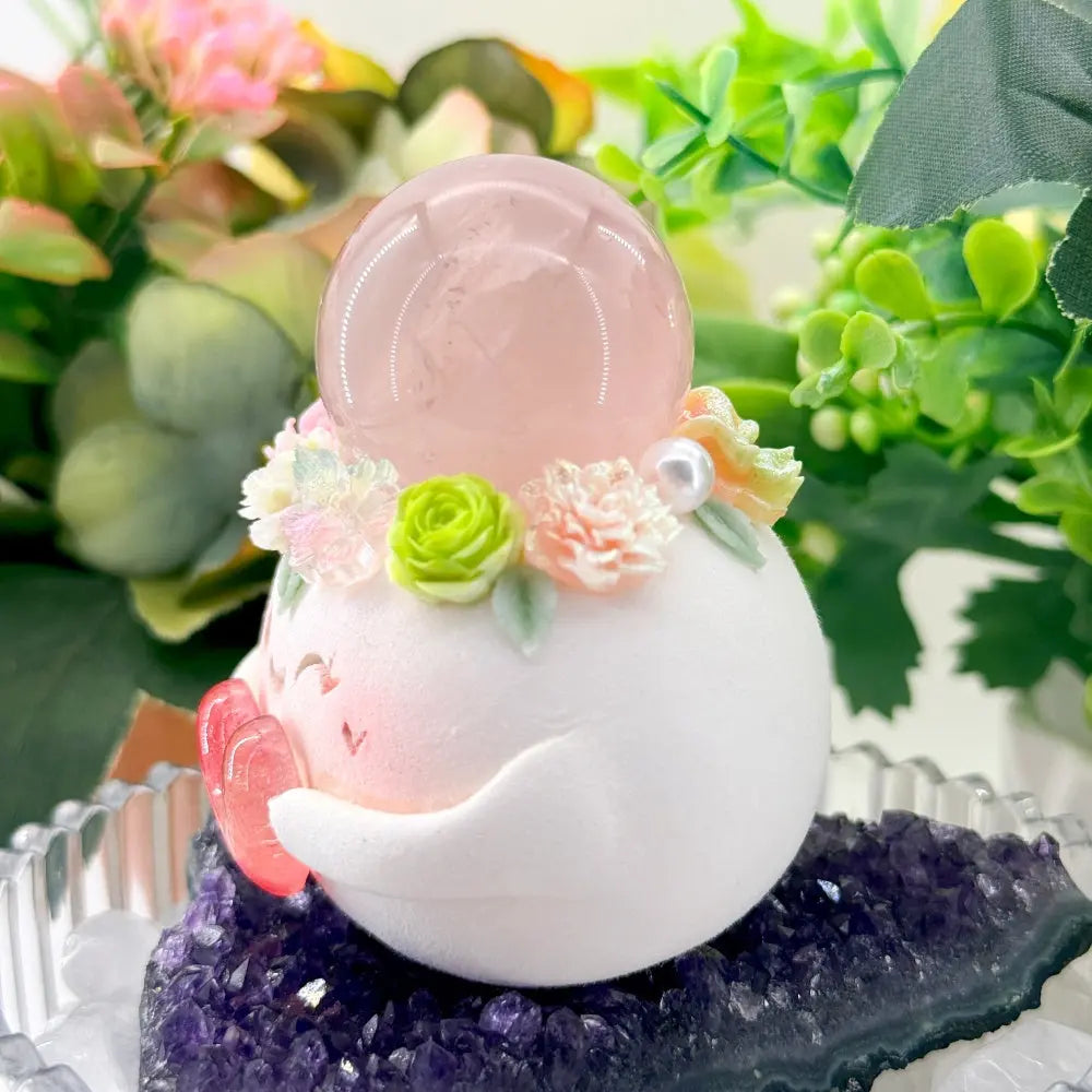 Rose Quartz Crystal Pet A Quiet and Gentle Little Presence Shinepurity