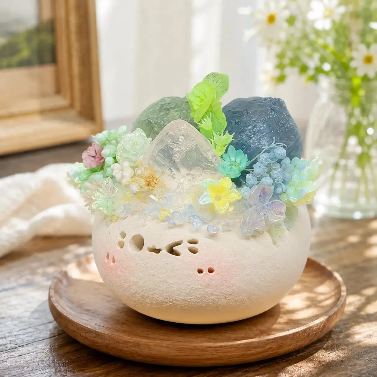 Forest Garden Crystal Pet Handmade Decor Shinepurity