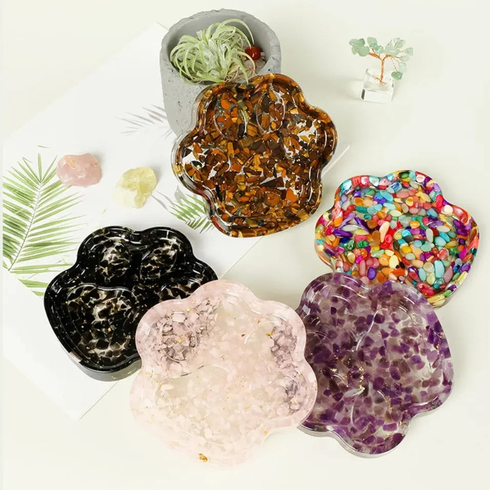 Crystal Chip Cat Paw Multi-Functional Tray Shinepurity