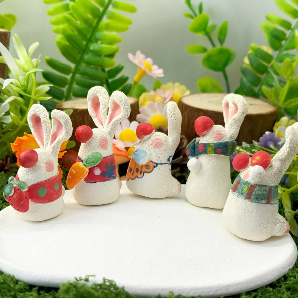 Give Life a Little Softness Handmade Underglaze Ceramic Bunny Shinepurity