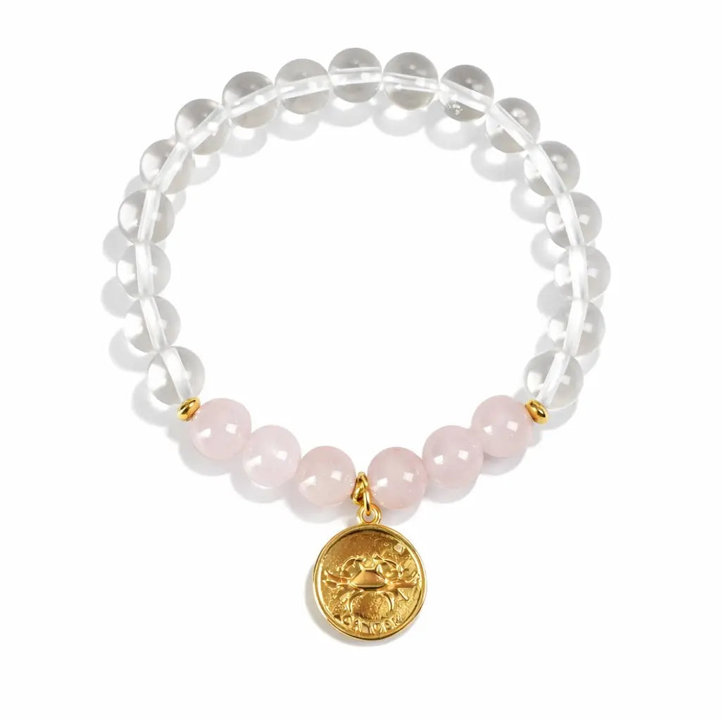 Natural Zodiac Crystal Healing Bracelet Shinepurity