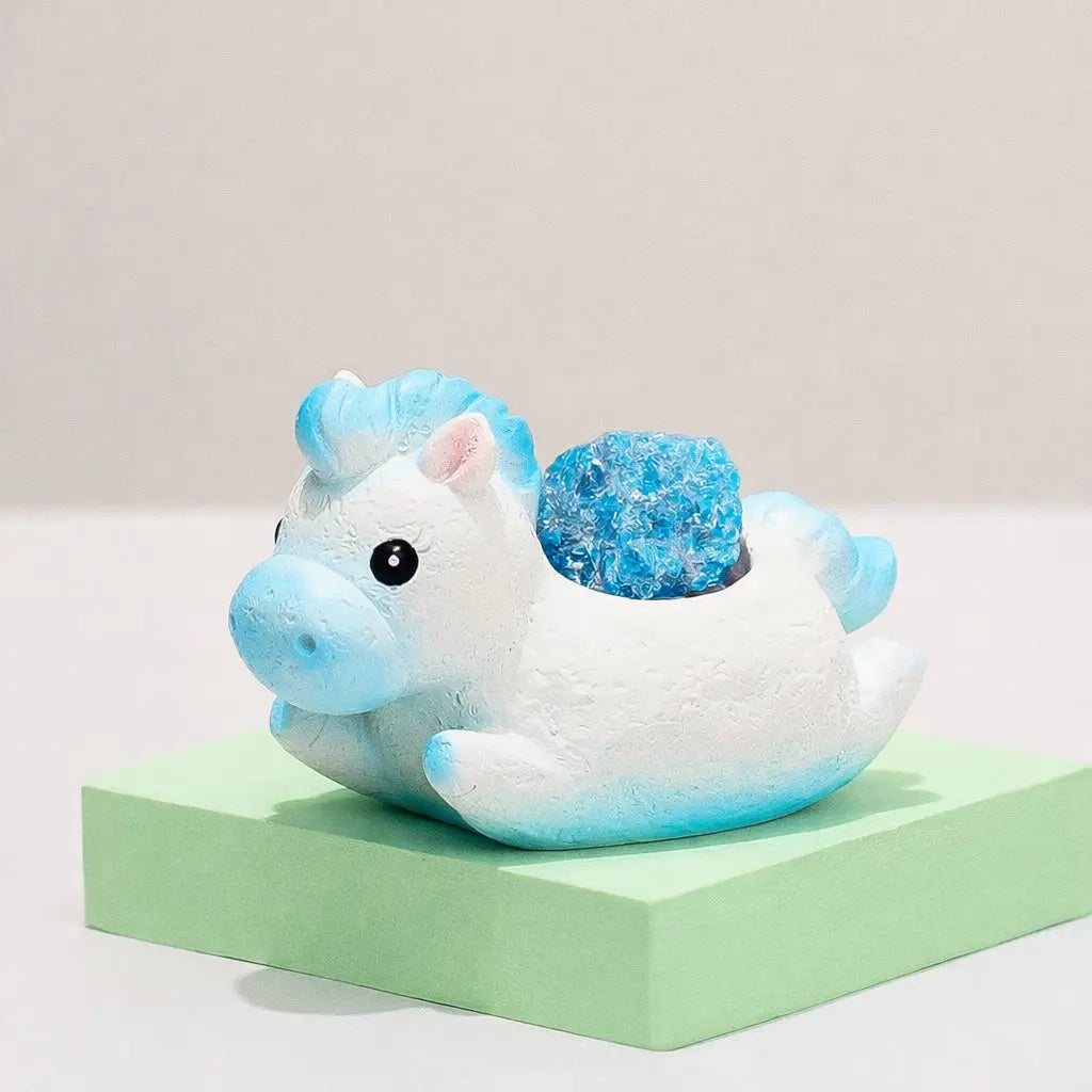 Calm Aura Crystal Pony — Mini Desk Buddy Shinepurity