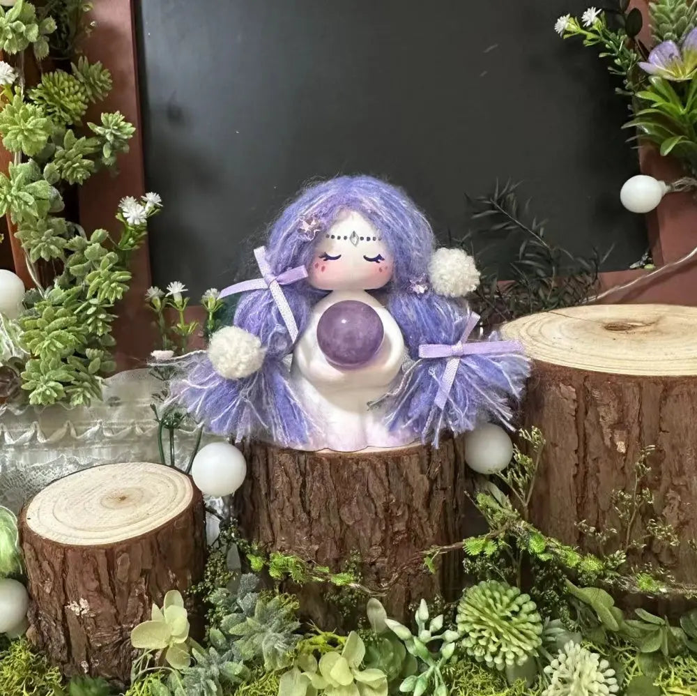 Customize | Wisha Crystal Wish Girl Figurine Shinepurity