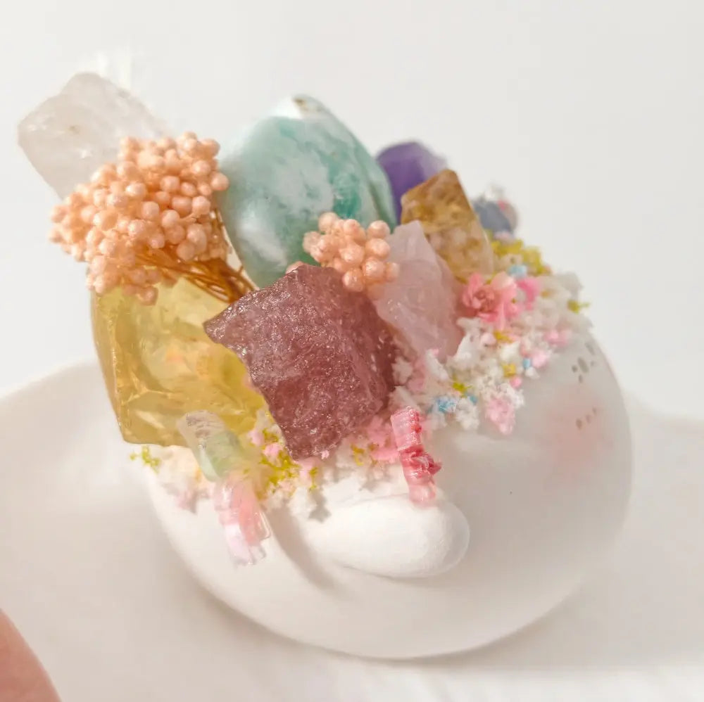 Customize | A Gentle Garden for Your Emotions Hemimorphite Heart Crystal Pet Shinepurity