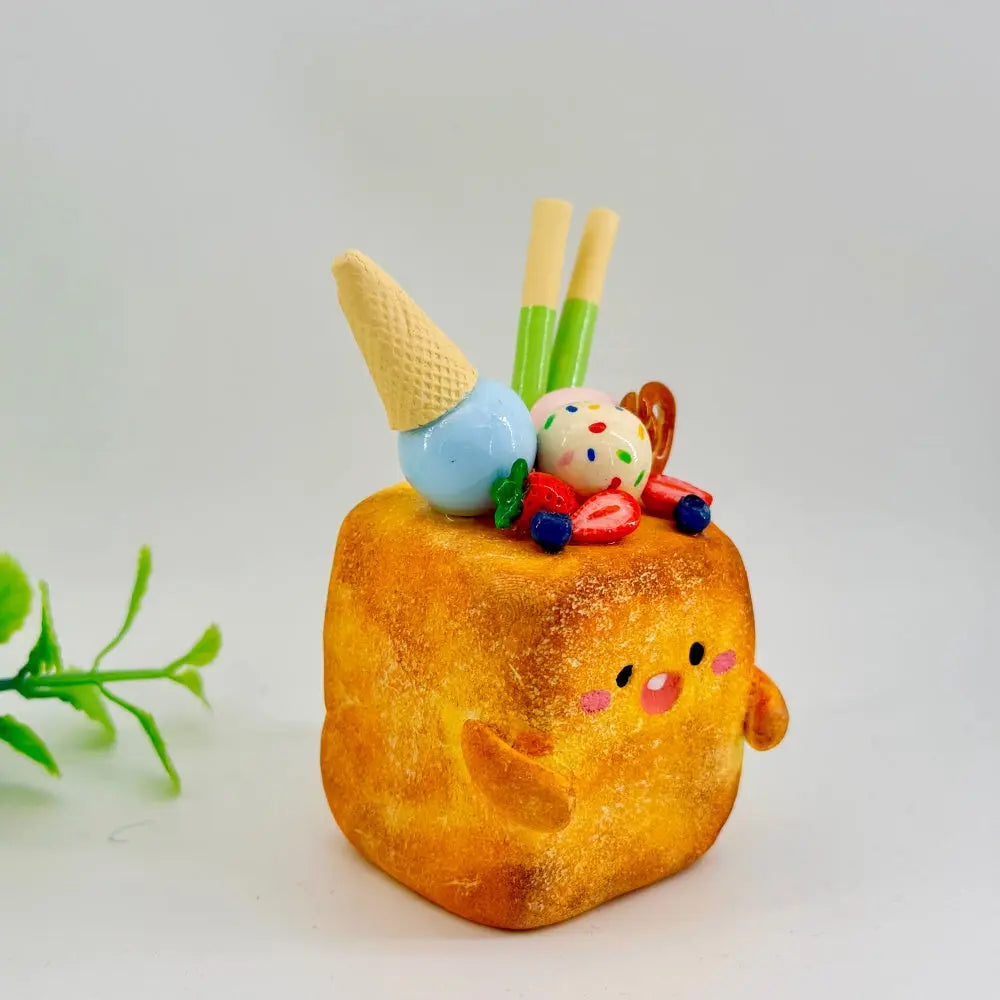 Designer Limited Edition| Dessert Collection Bread Figurine Freshly Baked Warmth Shinepurity