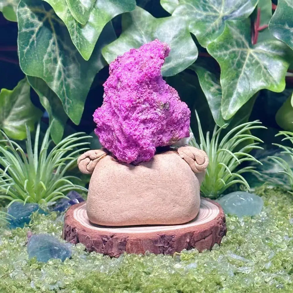 Bright Glowing Ruby Crystal Pet Shinepurity
