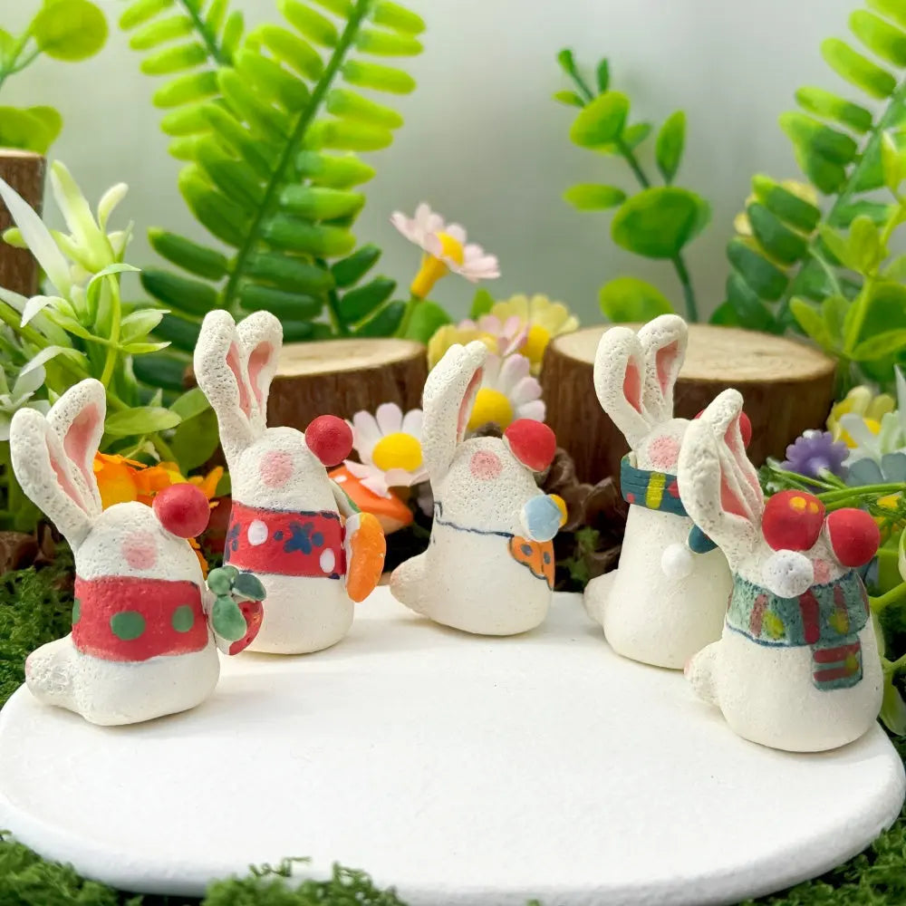 Give Life a Little Softness Handmade Underglaze Ceramic Bunny Shinepurity