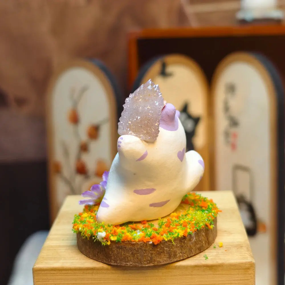 Designer Limited Edition | Relaxing Spirit Quartz Crystal Pet Cat Shinepurity